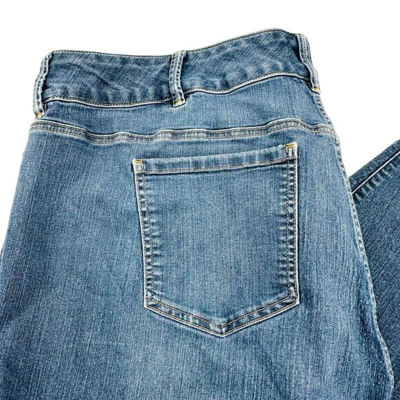 TORRID Super Soft Jeggings High Rise Dark Wash Womens Size 22 Short 22S Blue EUC - Picture 2 of 6